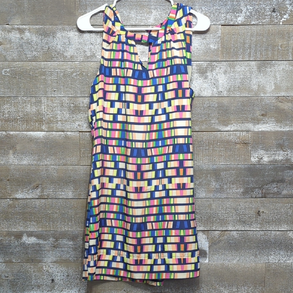 Colorful Geometric Pattern Dress